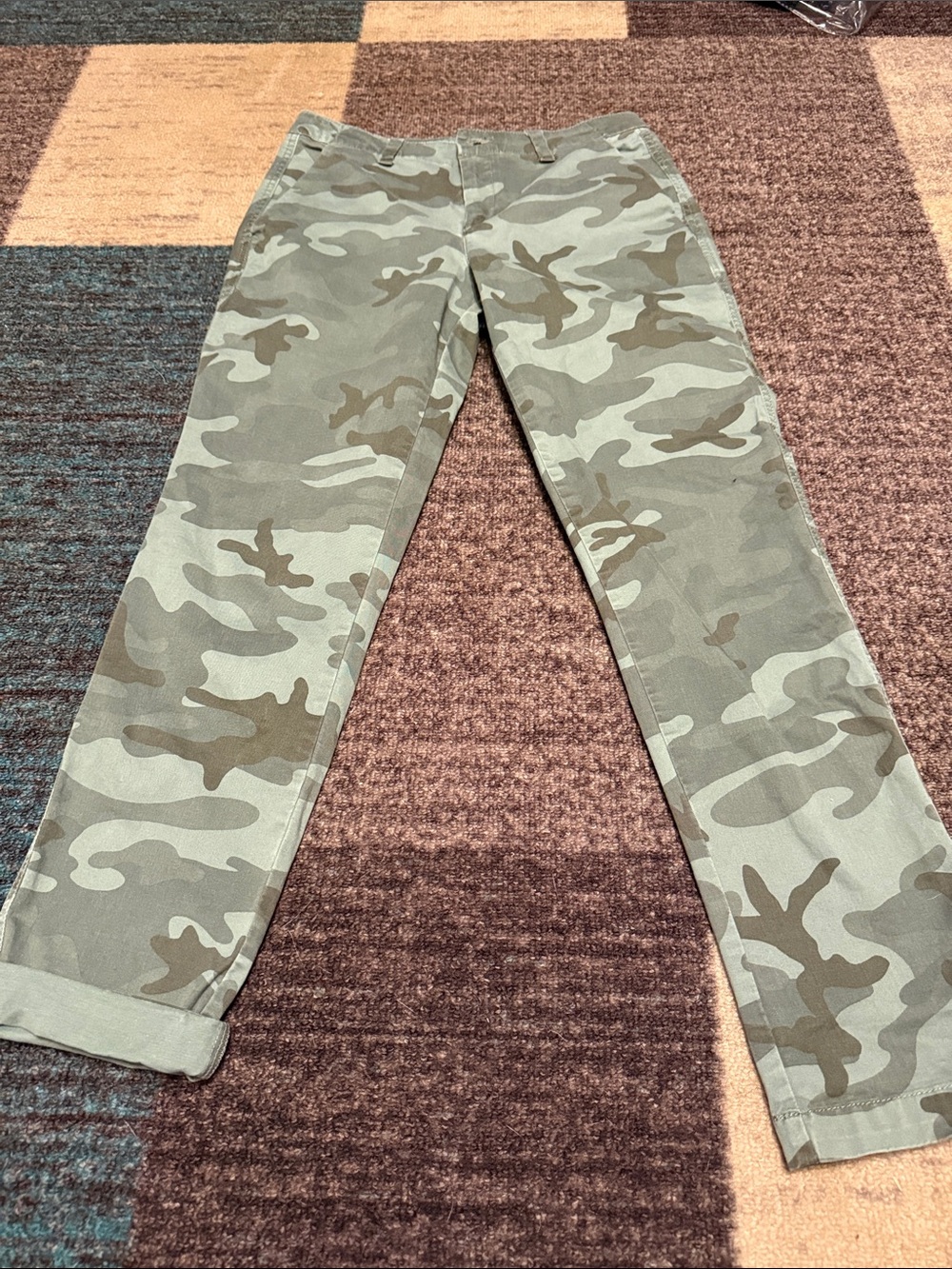 GAP Camo Girlfriend Chino Size 0